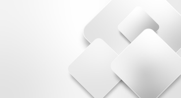 Desenho de fundo geométrico branco abstrato