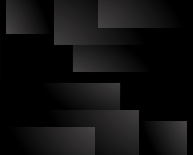 Desenho de fundo preto dinâmico abstrato