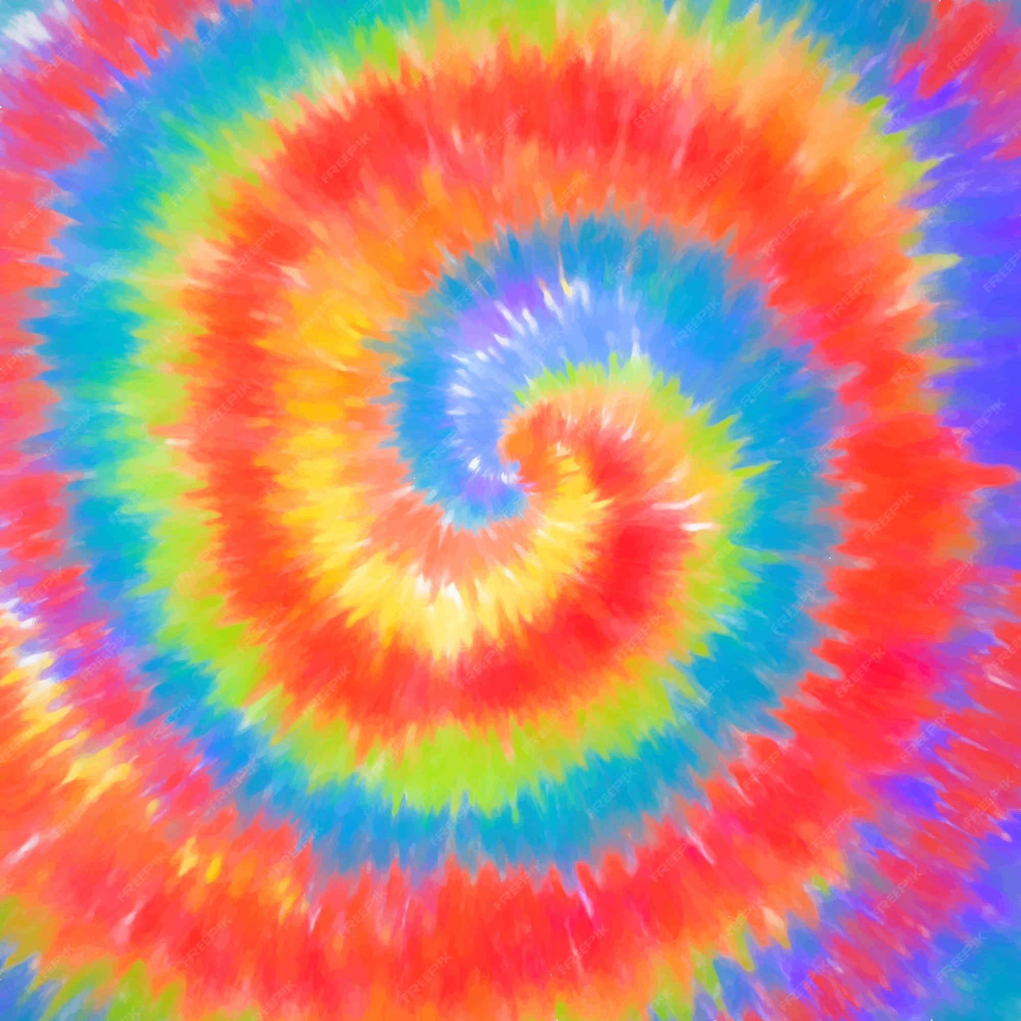 Desenho de fundo tie dye pintado à mão