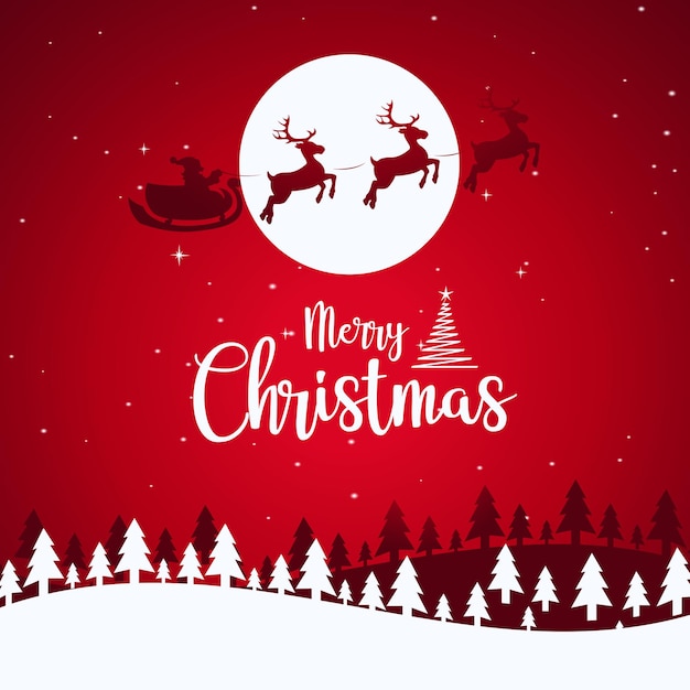 Desenho de fundo vermelho de casamento de Natal