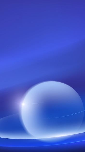 Desenho de fundo vertical abstrato planeta cósmico azul