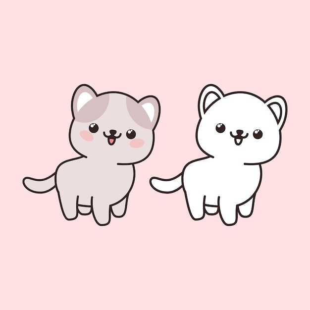 Como Desenhar um gatinho Kawaii 🐈 