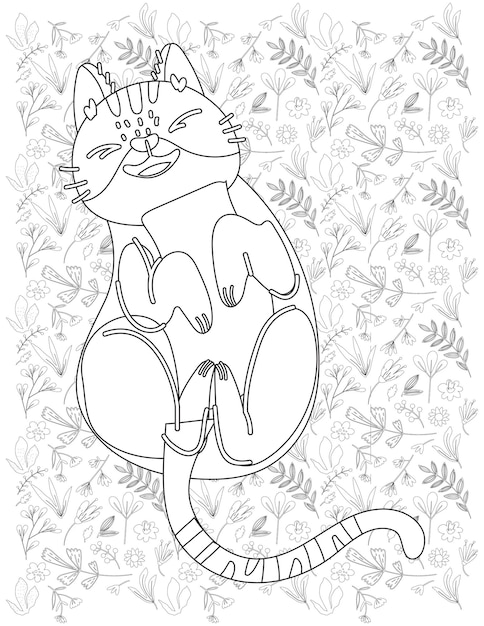 Desenhos para colorir de Gatos para baixar - Gatos - Coloring Pages for  Adults