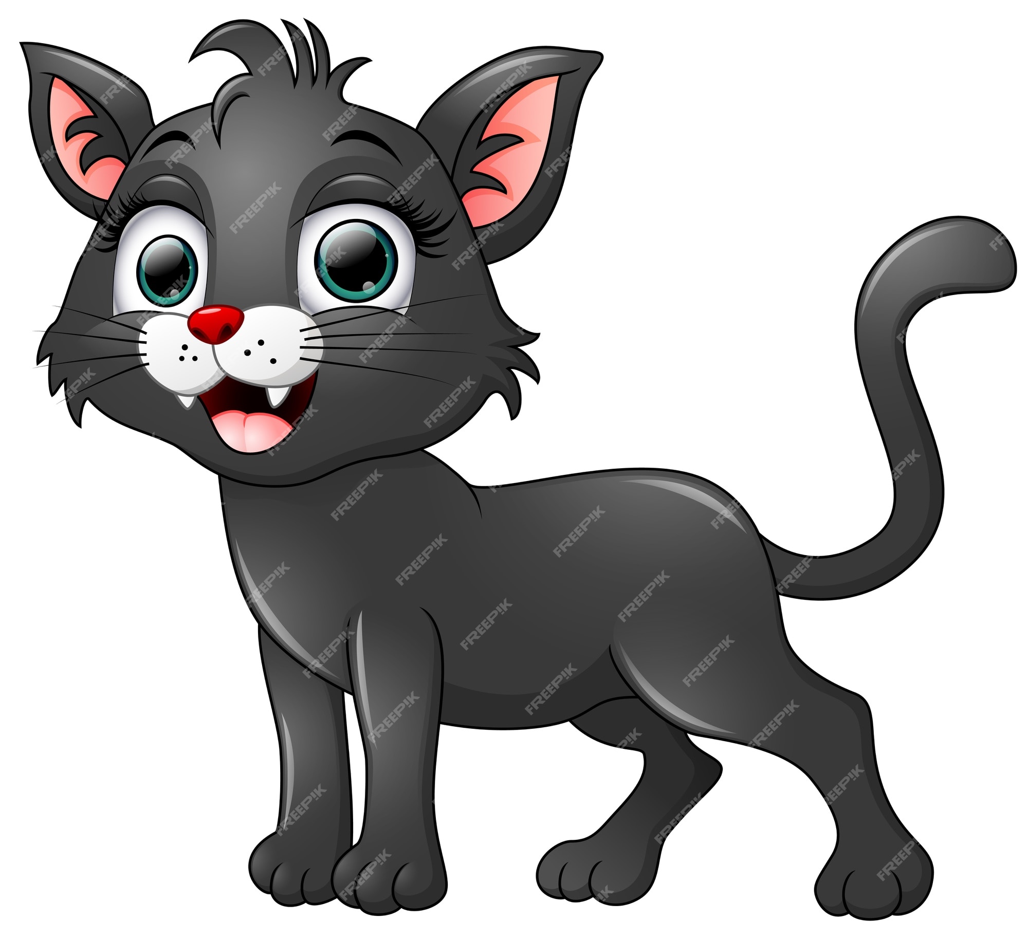 ilustração de gato preto. ilustração de gato preto adorável preto liso,  isolado no fundo branco. clipart de esboço de desenho de gatinho, para seus  projetos de design. 11319565 Vetor no Vecteezy