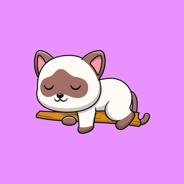 COMO DESENHAR UM GATO KAWAII DORMINDO 