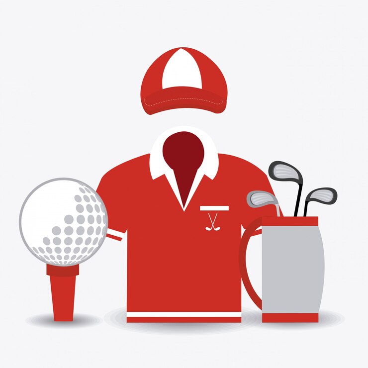 Vetor desenho de golfe