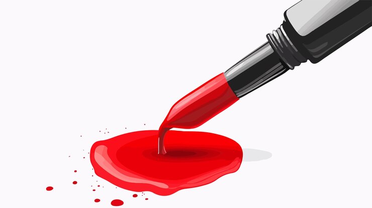 Vetor desenho de gotejador de arte isolado de ângulo amplo centrado para pintura