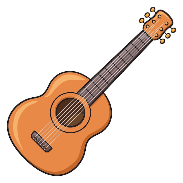 Desenho de guitarra.