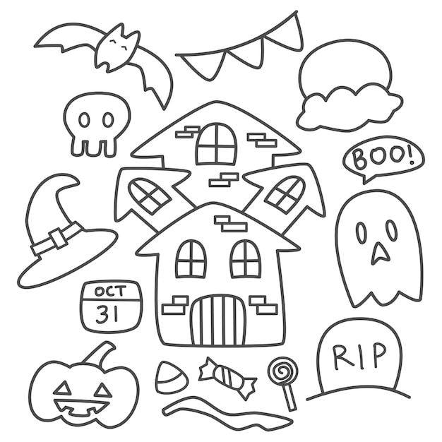 57 Desenhos do Halloween para Colorir/Pintar (Grátis)