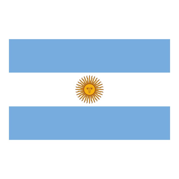 Vetor desenho de ícone de bandeira argentina vetor marco cultural da américa latina