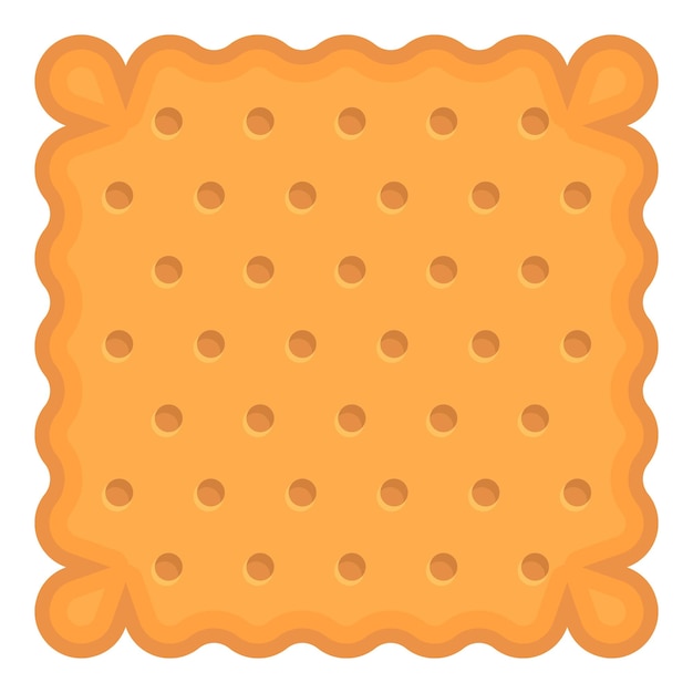 Desenho de ícone de biscoito vetor biscoito comida lanche açúcar