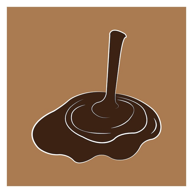 Desenho de ícone de chocolate