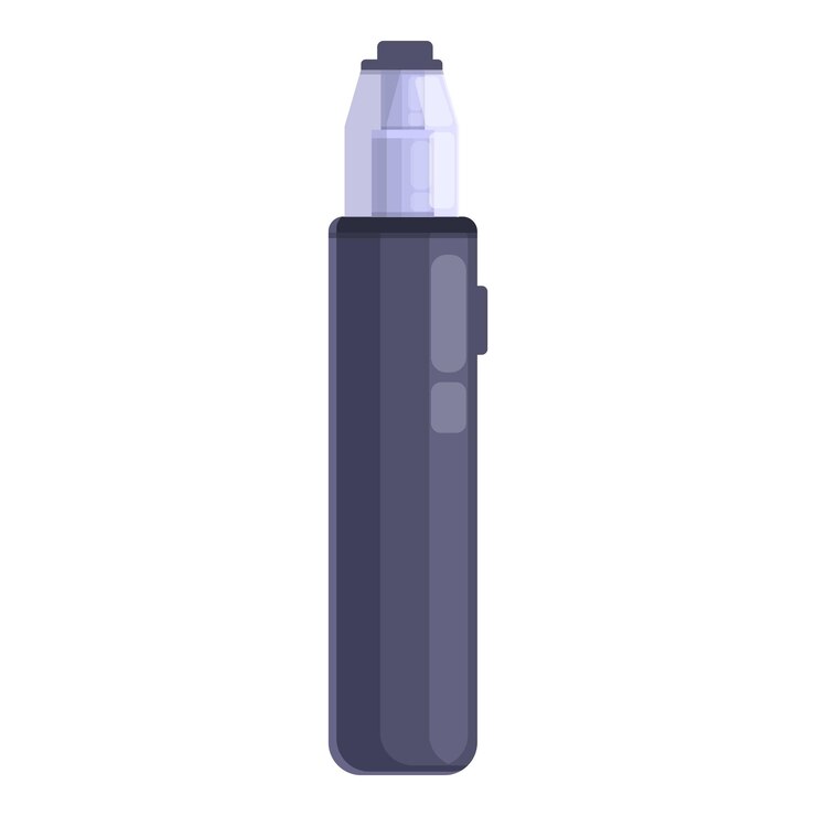 Vetor desenho de ícone de cigarro vetor vape de cigarro fumaça eletrônica