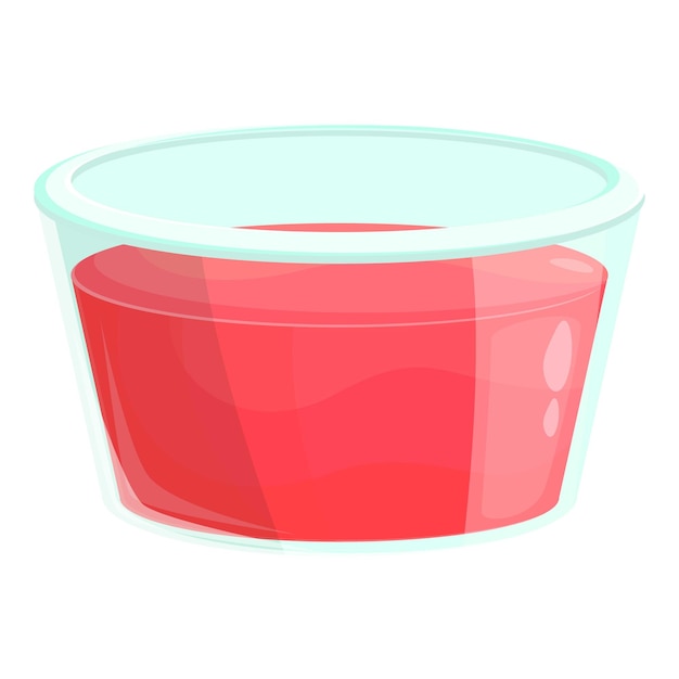 Vetor desenho de ícone de gelatina de gelatina vetor doce doce comida de goma