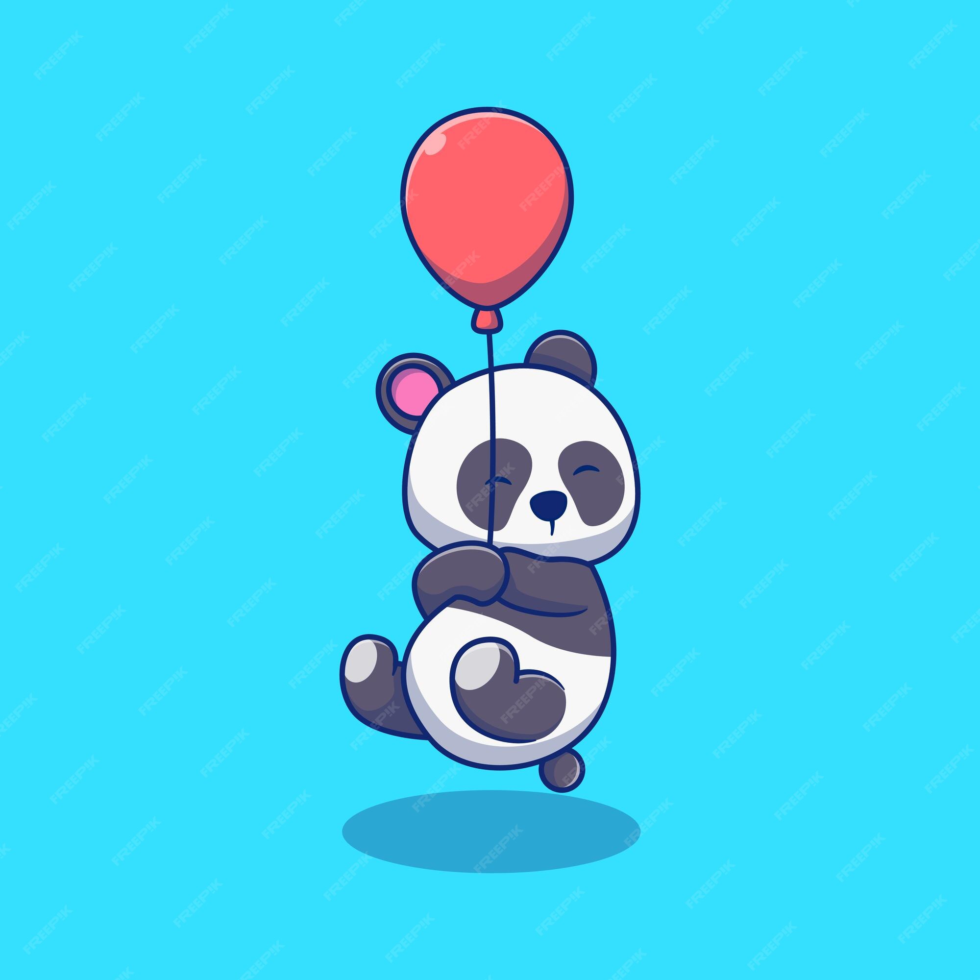 Fofo Pequeno Desenho Animado Panda Ilustração do Vetor - Ilustração de  bebê, gordinho: 221257372