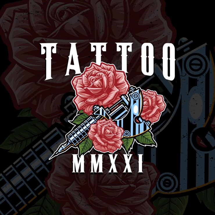 Desenho de ilustração de tatuagem