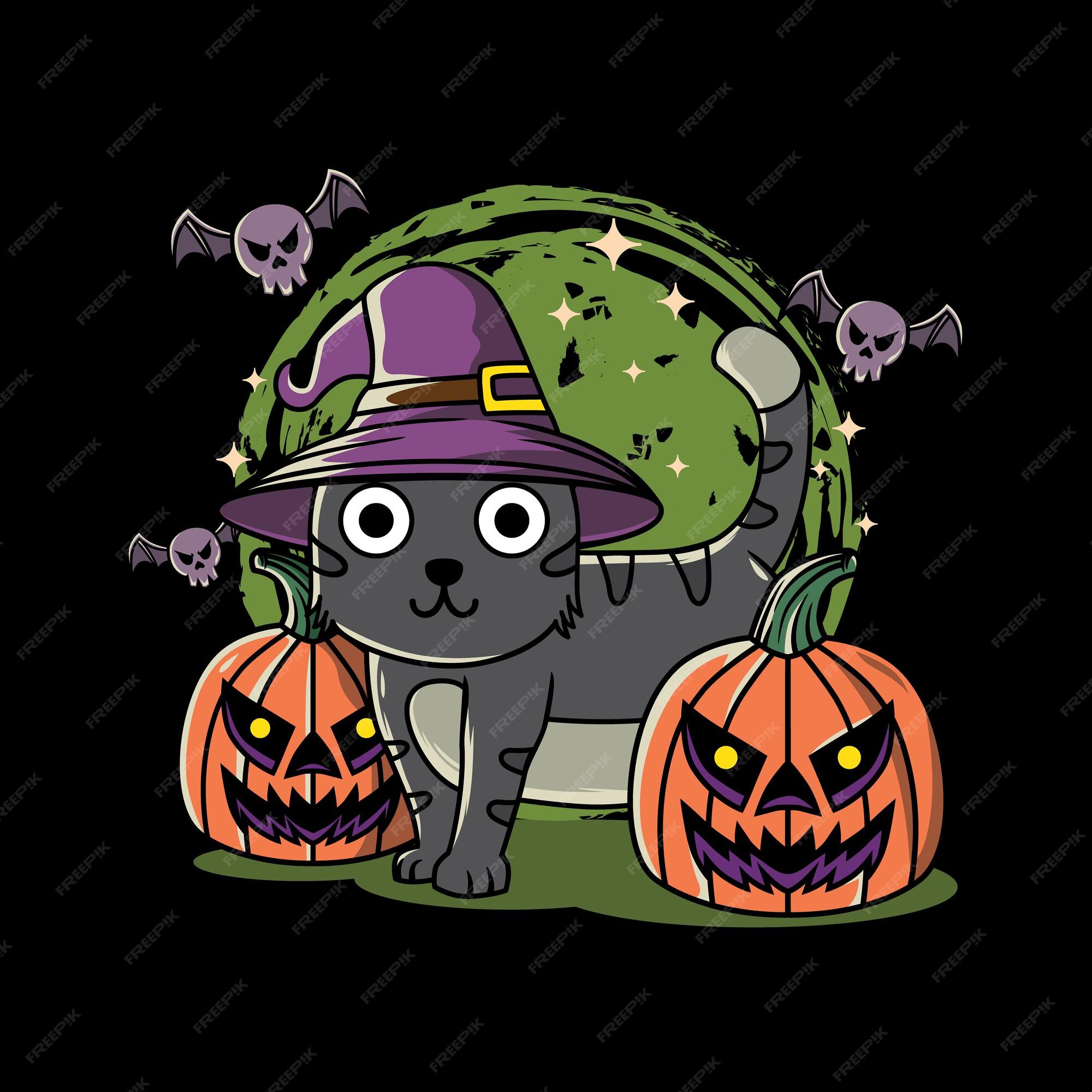 Padrão Uniforme De Halloween Com Abóbora De Desenho Animado Fofo Em Fundo  Roxo. Fácil Editar Modelo De Vetor Para Receber Banner D Ilustração do  Vetor - Ilustração de halloween, cartoon: 195943464