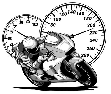 ilustração de corrida de moto 15547657 Vetor no Vecteezy