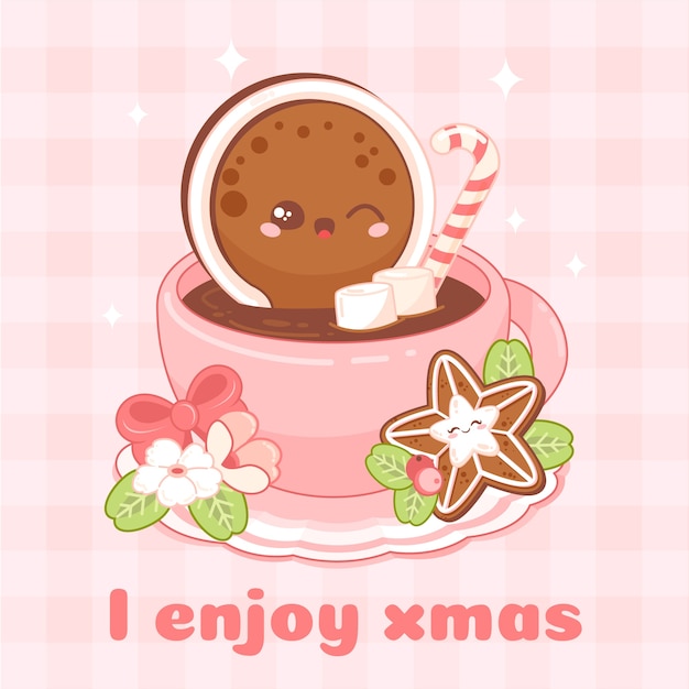 Desenho de ilustrações de Natal