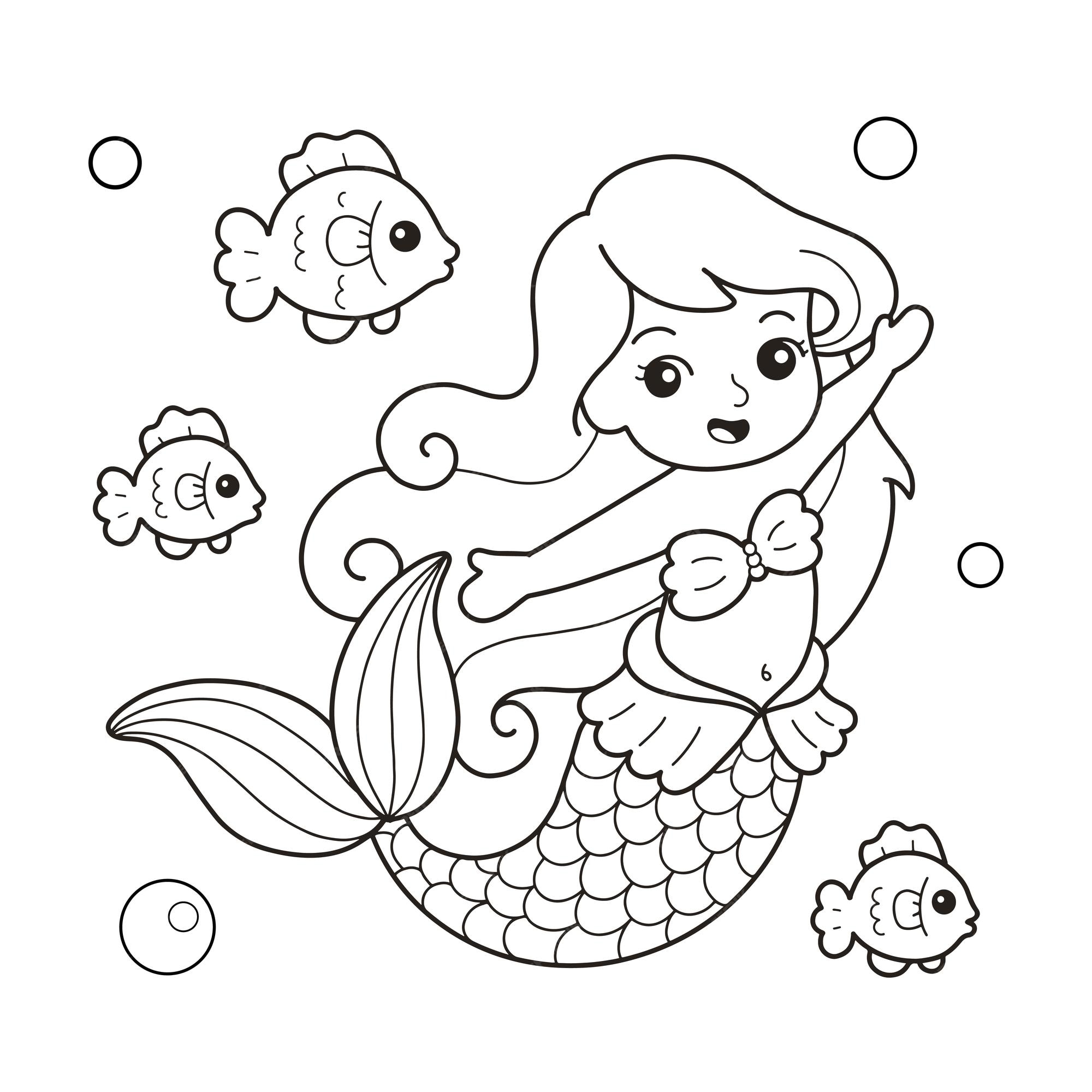 Desenhos para Pintar: Desenhos de Peixes para Colorir Online.