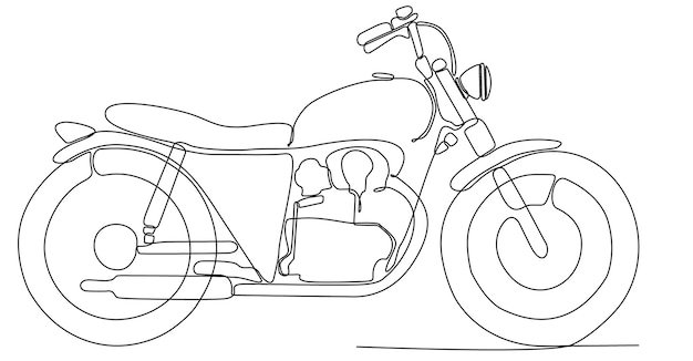 Linha Moto De Vetor Sem Costura Padrão Moto Clássica Motor De Potência V,  Roda. Retro Lendário. Desenho Animado. Motociclista Motociclista. Motor A  Gasolina. Vela De Ignição. Ilustração, Elemento Para O Seu Design