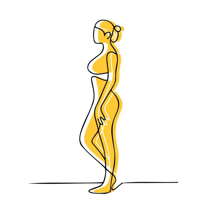 Vetor desenho de linhas minimalistas de pessoas