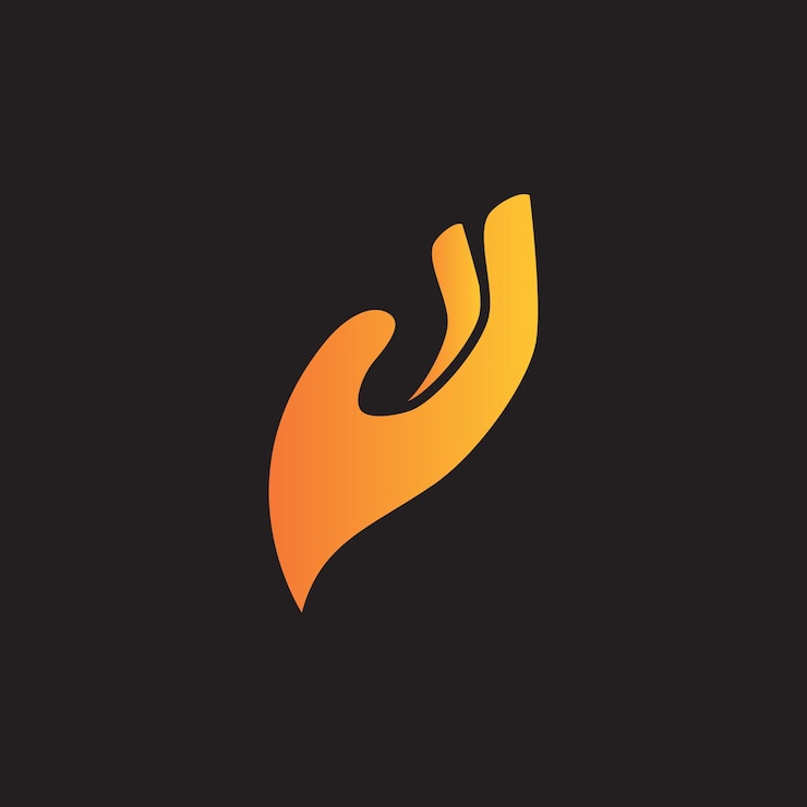 Vetor desenho de logotipo à mão