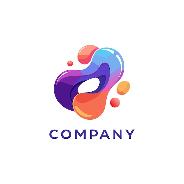 Desenho de logotipo abstrato para qualquer empresa de negócios corporativos