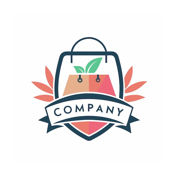 Desenho de logotipo bonito e único para empresa de comércio eletrônico e varejo