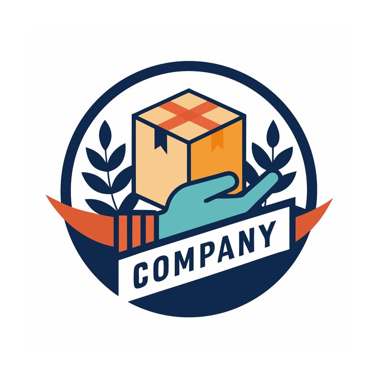 Vetor desenho de logotipo bonito e único para empresa de comércio eletrônico e varejo