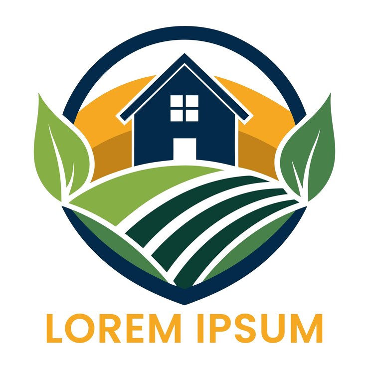 Desenho de logotipo da fazenda Desenho vetorial gerado pela IA