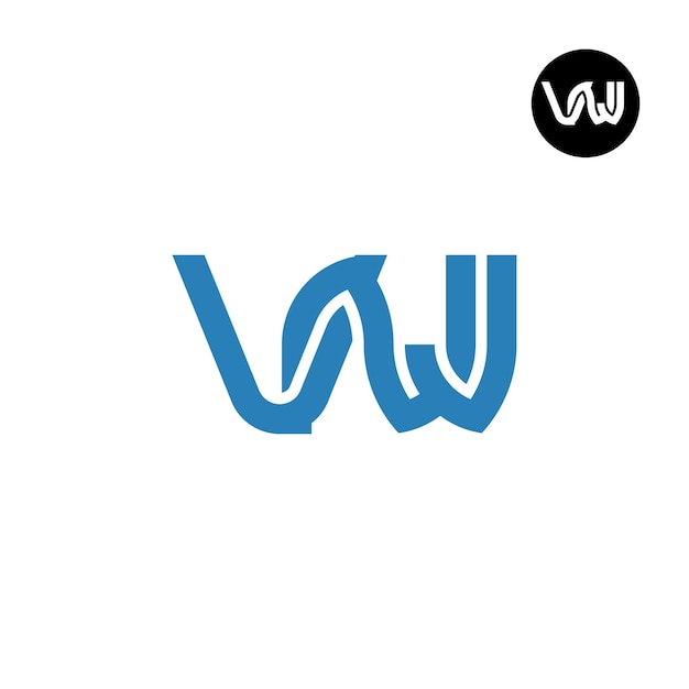 Desenho de logotipo da letra vnj monogram