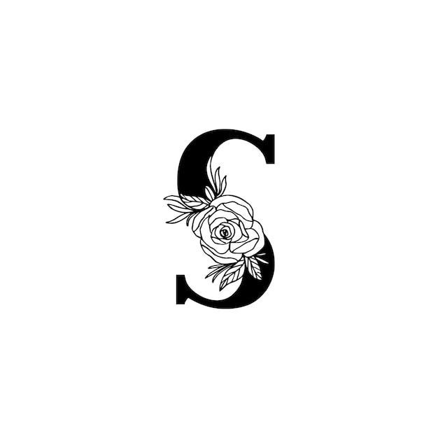 Vetor desenho de logotipo de alfabeto de espaço negativo