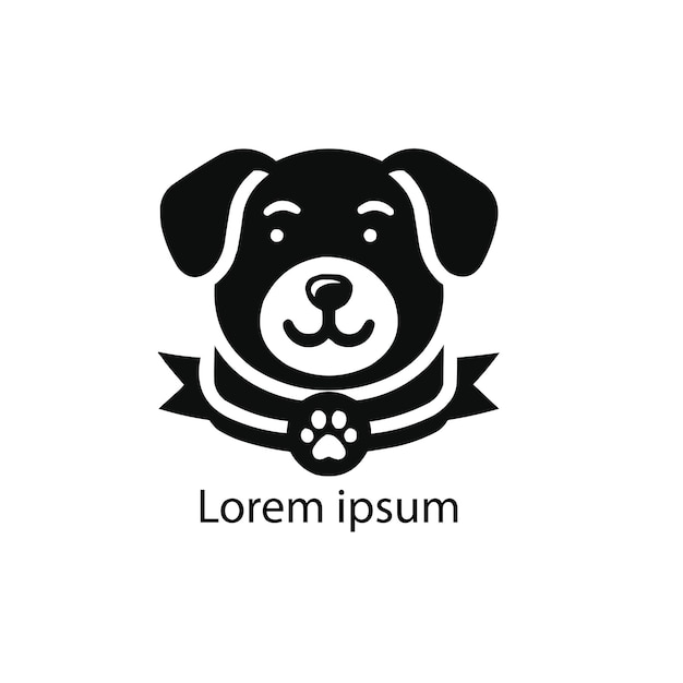 Vetor desenho de logotipo de animais de estimação