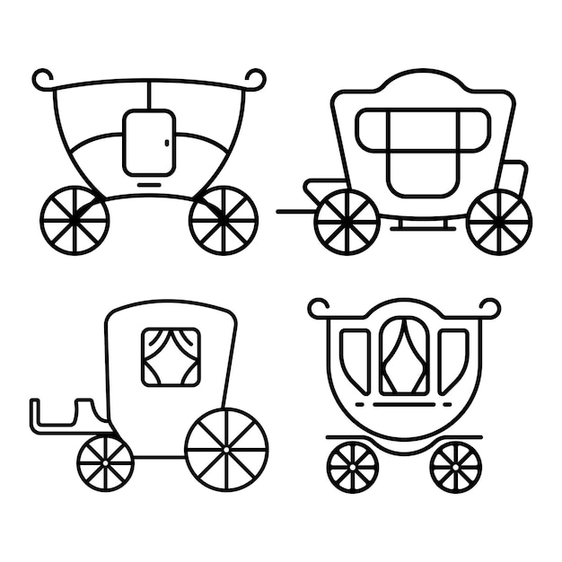 Vetor desenho de logotipo de ilustração vetorial de ícone de carro