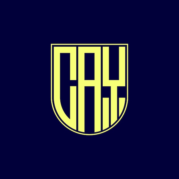 Desenho de logotipo de letra cay