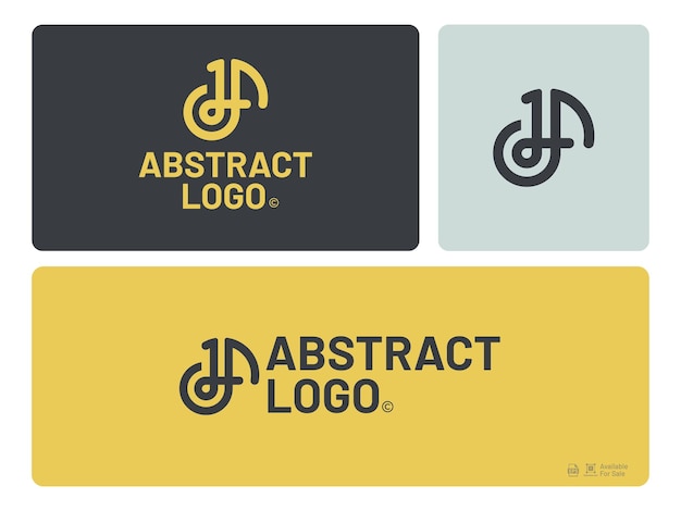Desenho de logotipo de letra do alfabeto para todos os tipos de negócios