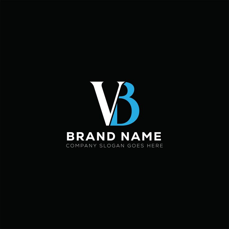 Vetor desenho de logotipo de letra vb modelo vetorial de logotipo monograma de negócios e imóveis vb