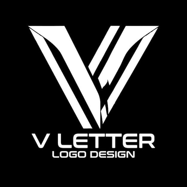 Vetor desenho de logotipo de letra vector