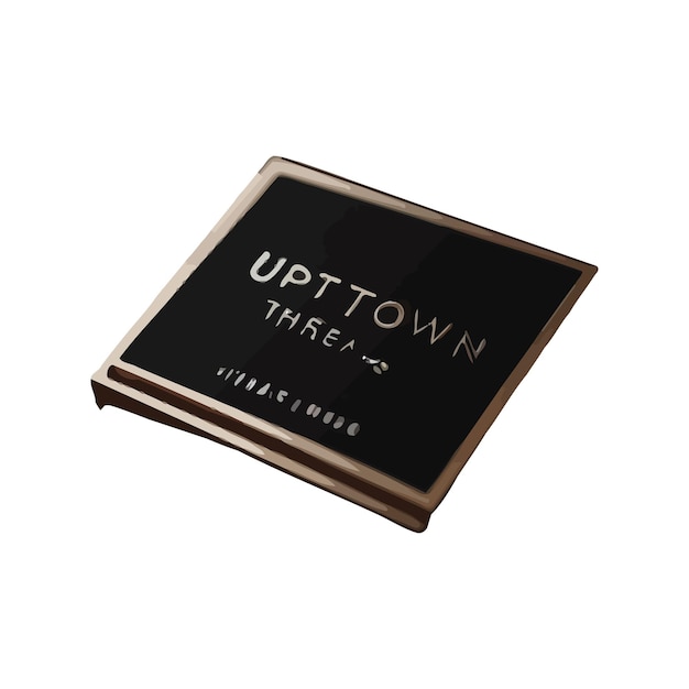 Desenho de logotipo de moda moderno chamado uptown