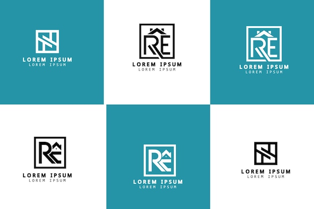 Vetor desenho de logotipo imobiliário