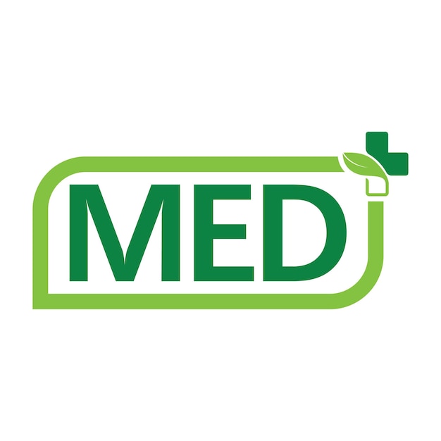 Vetor desenho de logotipo médico