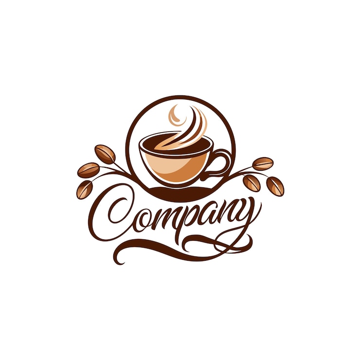 Vetor desenho de logotipo para empresa de restaurantes e alimentos