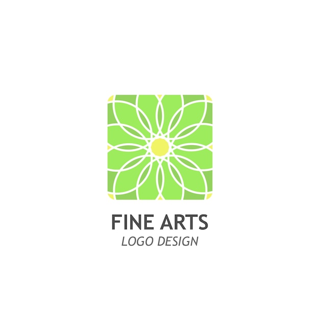 Desenho de logotipo para uma empresa de arte