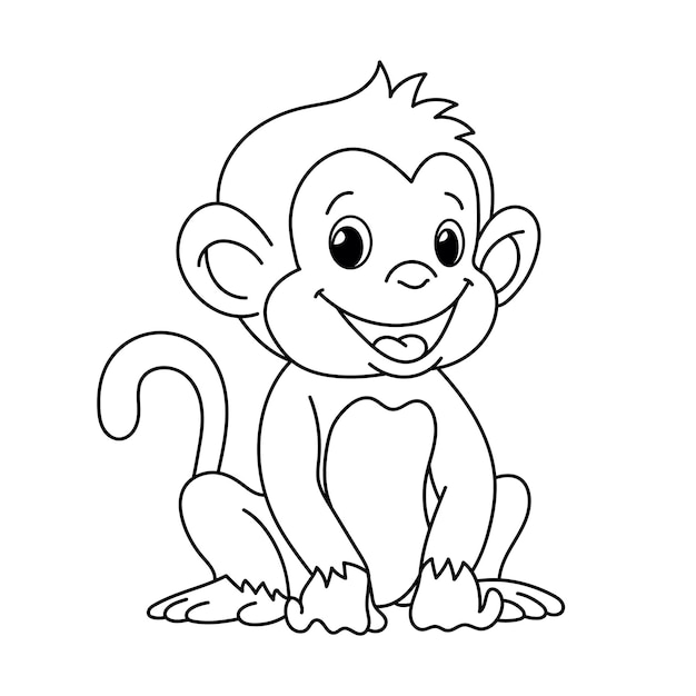 Macacos para colorir em 2023  Páginas para colorir, Desenhos