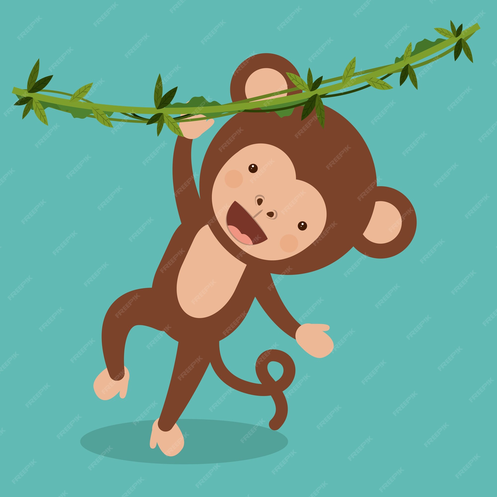 Vetores de Ícone De Macaco Engraçado Dos Desenhos Animados Ilustração Em  Vetor De Desenho Macaco Descrito e mais imagens de Macaco - iStock