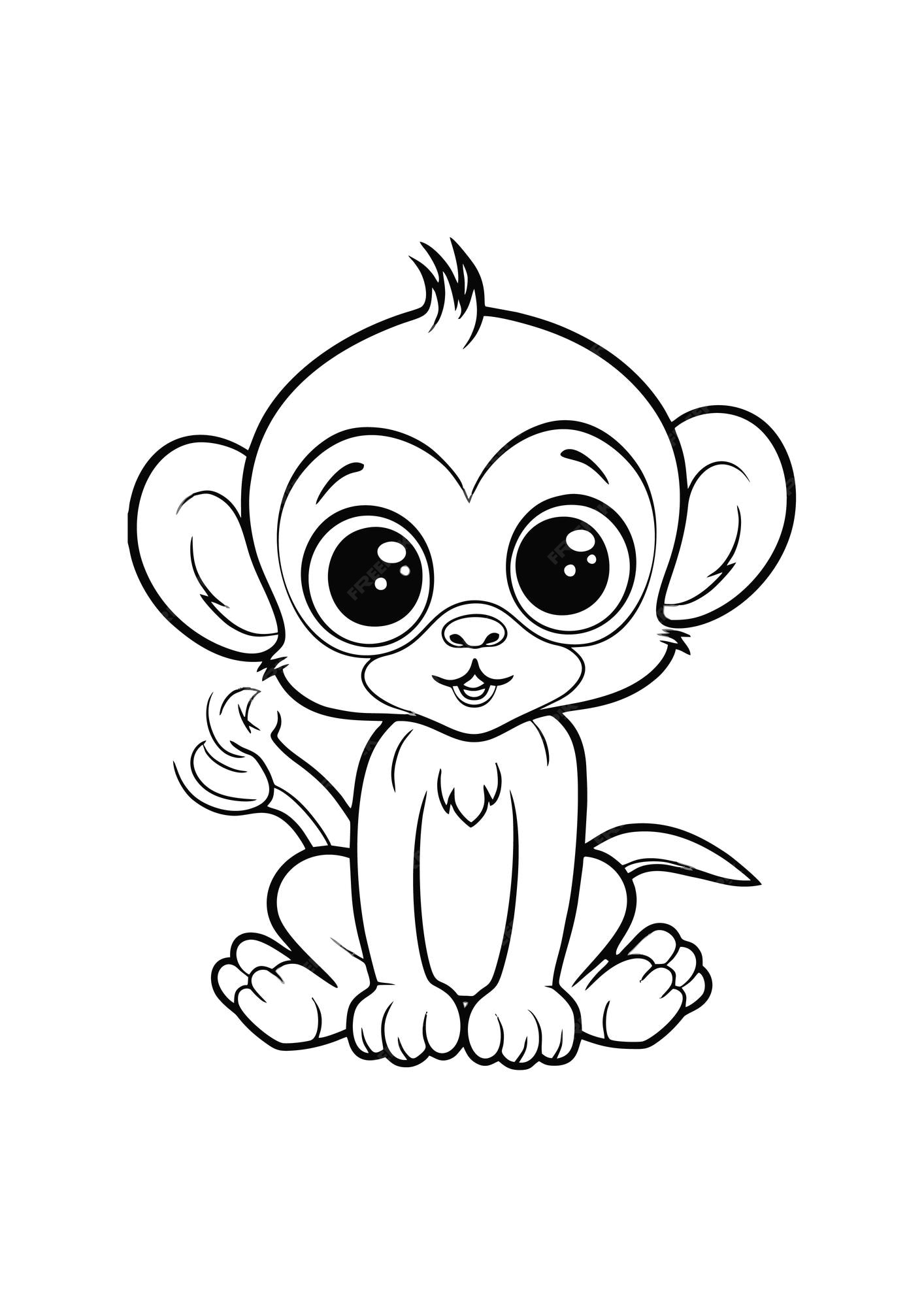 Macaco Desenho Para Colorir - Ultra Coloring Pages