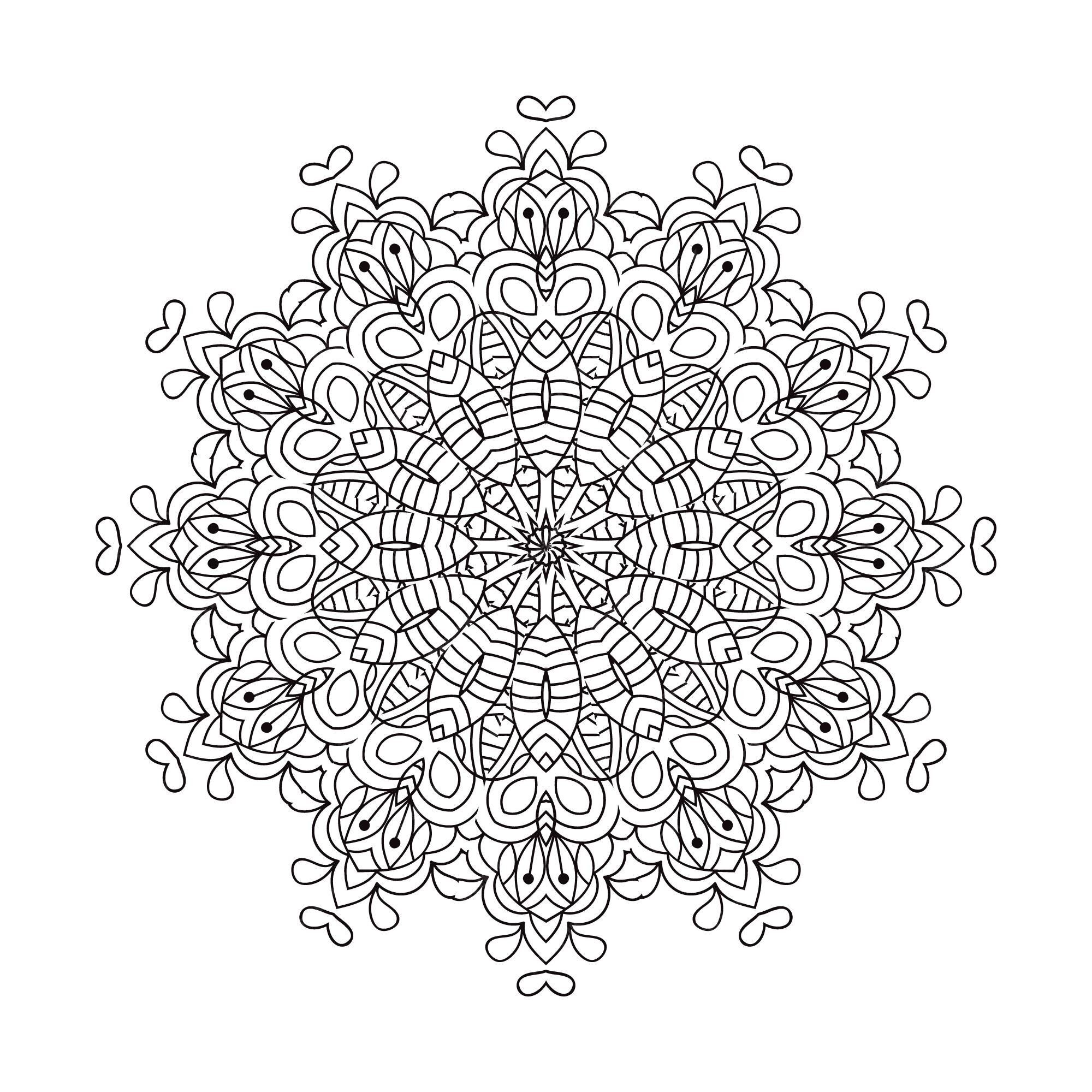 30 Desenhos de Mandala para Colorir - Online Cursos Gratuitos