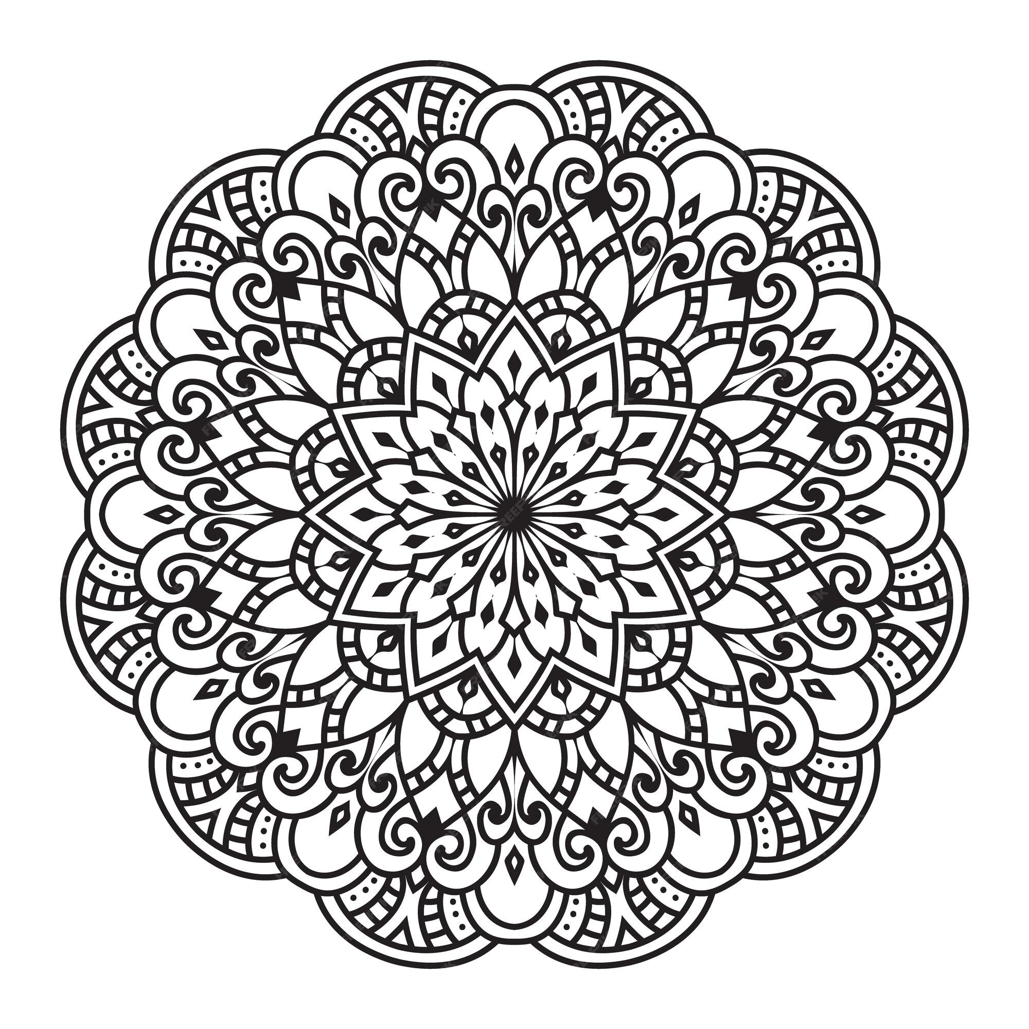 Desenhos De Mandala De Abutre Para Colorir Para Adultos Desenho De