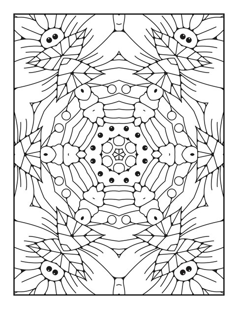 Desenho de mandala para colorir desenho de contorno de mandala para colorir  desenho para colorir para crianças e adultos